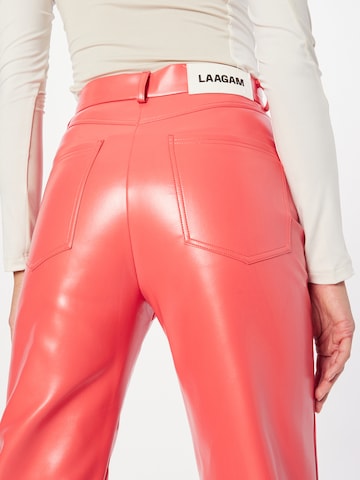 Laagam Regular Pants 'Spike' in Orange