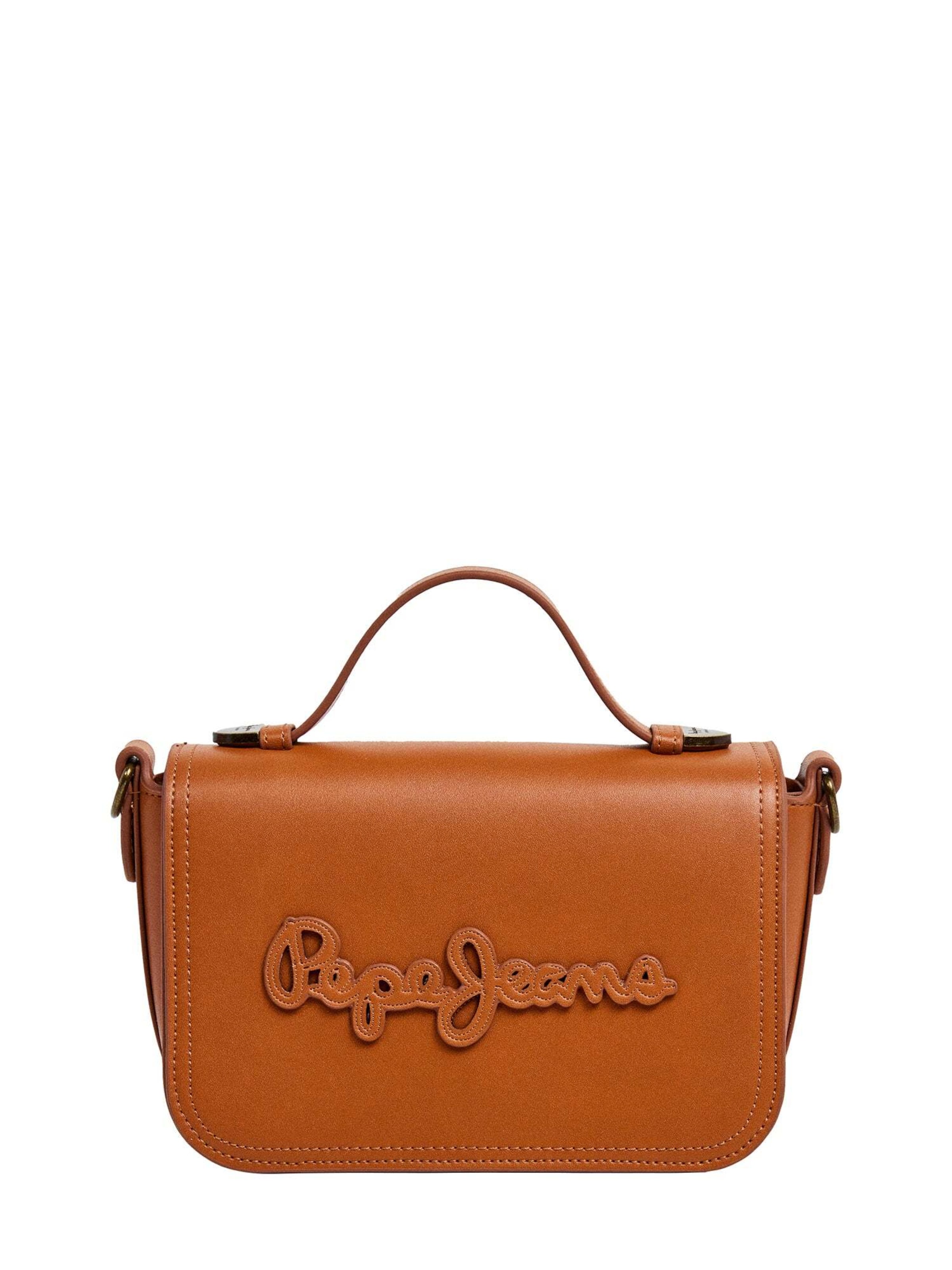 Pepe Jeans Handtas '' NINA BASS ' in Bruin: voorkant