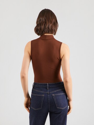 ABOUT YOU Блуза боди 'Wynter' в кафяво