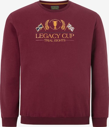 Charles Colby Sweatshirt ' Earl Aedan ' in Red: front