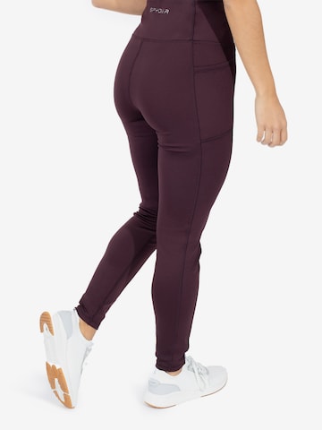 Spyder Skinny Sportbroek in Rood