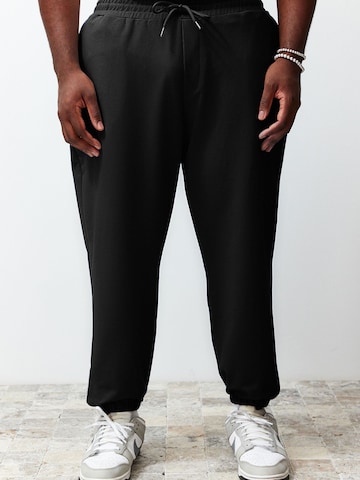 Trendyol Конический (Tapered) Штаны в Черный: спереди