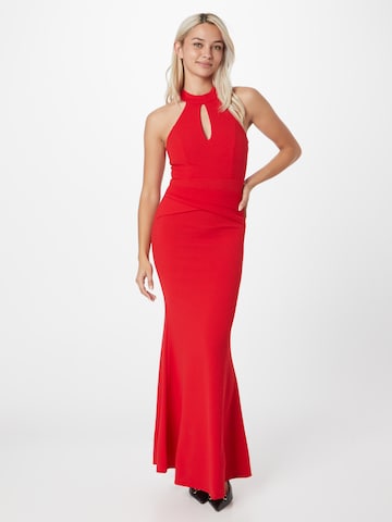WAL G. Suknia wieczorowa 'ANTONI' w kolorze czerwony: przód