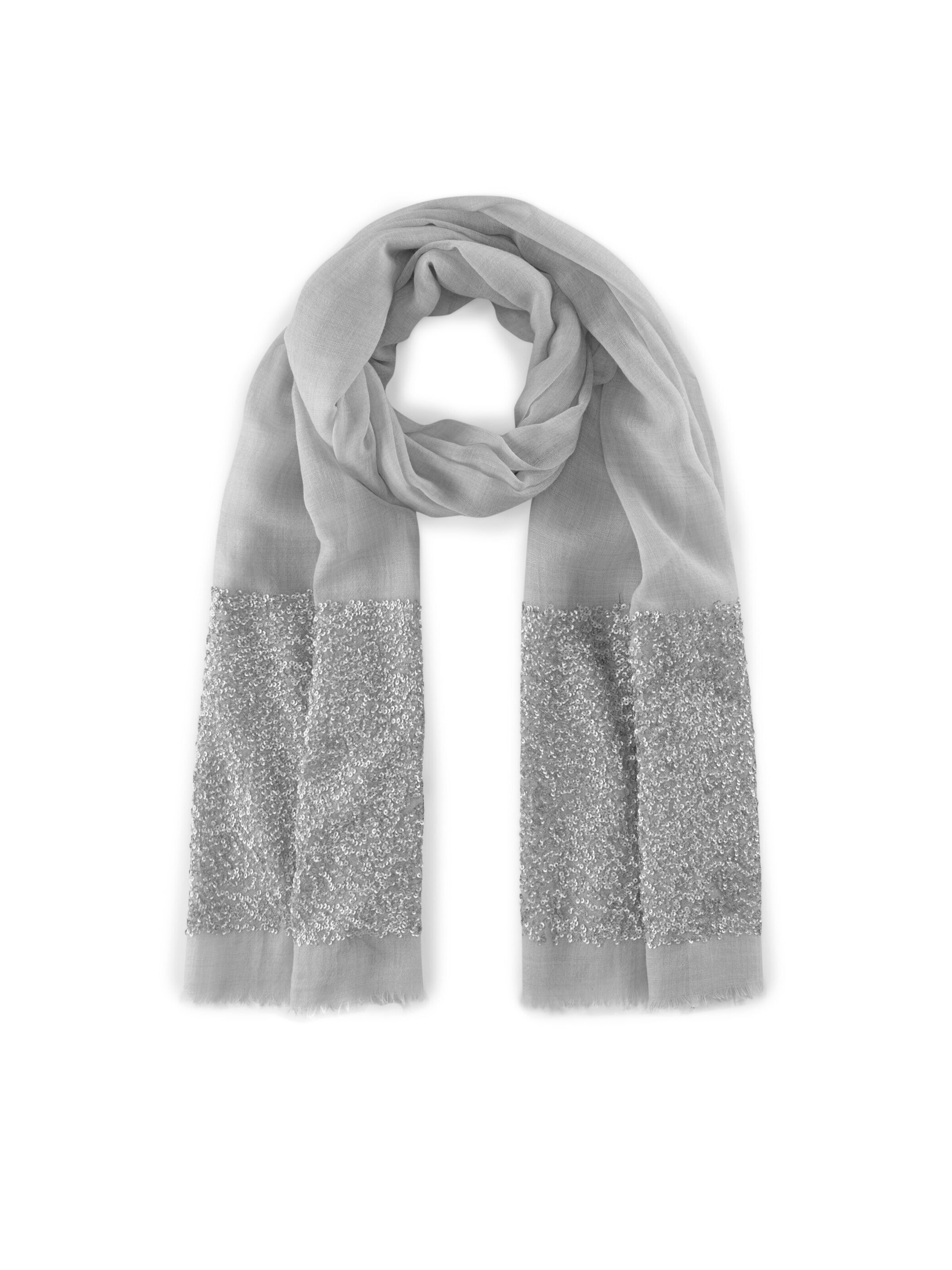 CODELLO Scarf in Grey: front