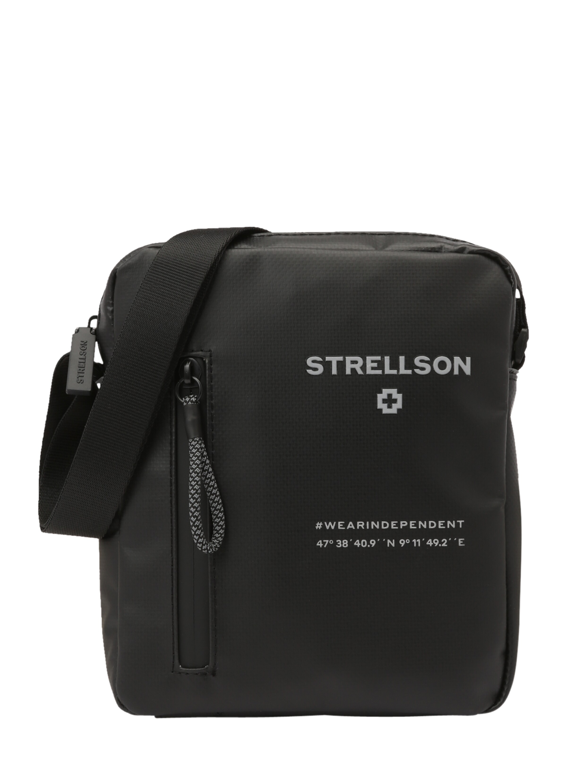 STRELLSON Válltáska 'Stockwell 2.0 Marcus' - fekete: elől