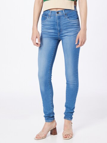 LEVI'S ® Skinny Fit Дънки 'Mile High Super Skinny' в синьо: отпред