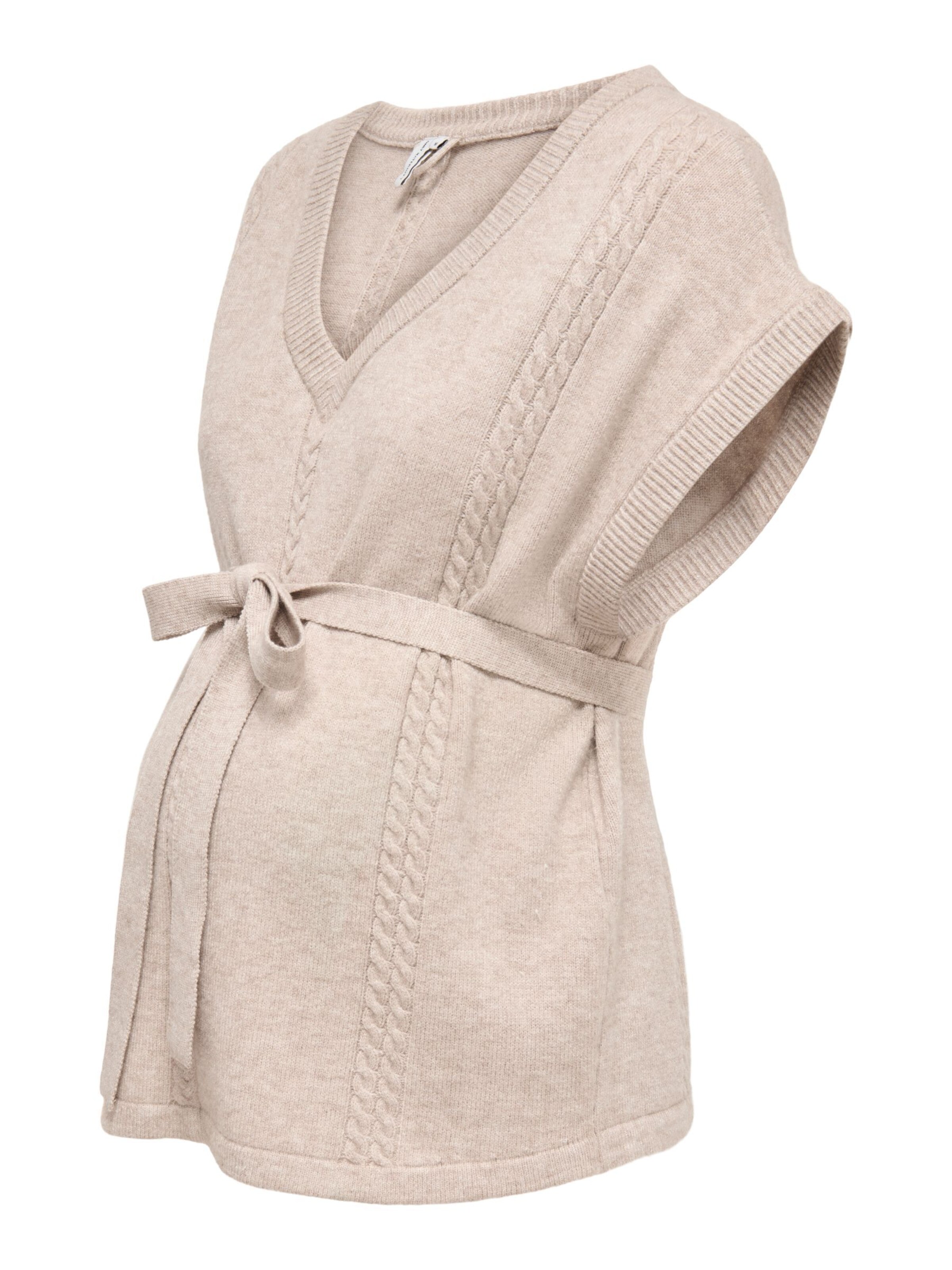 Pullover 'OLMLera' di Only Maternity in beige: frontale