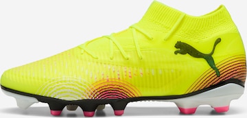 Chaussure de foot 'Future 8 Pro' PUMA en jaune : devant