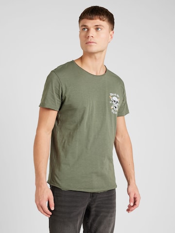 Key Largo Shirt 'POTENTIAL' in Green