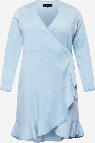 Robe ONLY Carmakoma en bleu : devant