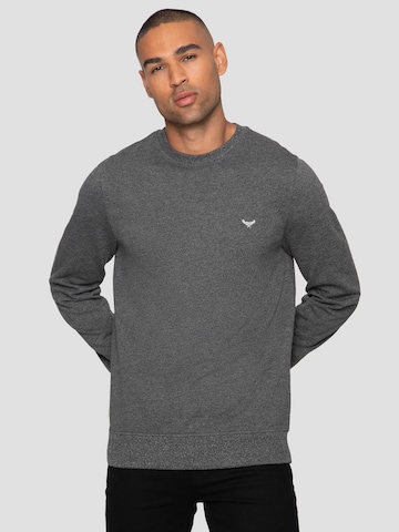 Threadbare Sweatshirt 'Satsuma' in Grau: Vorderseite