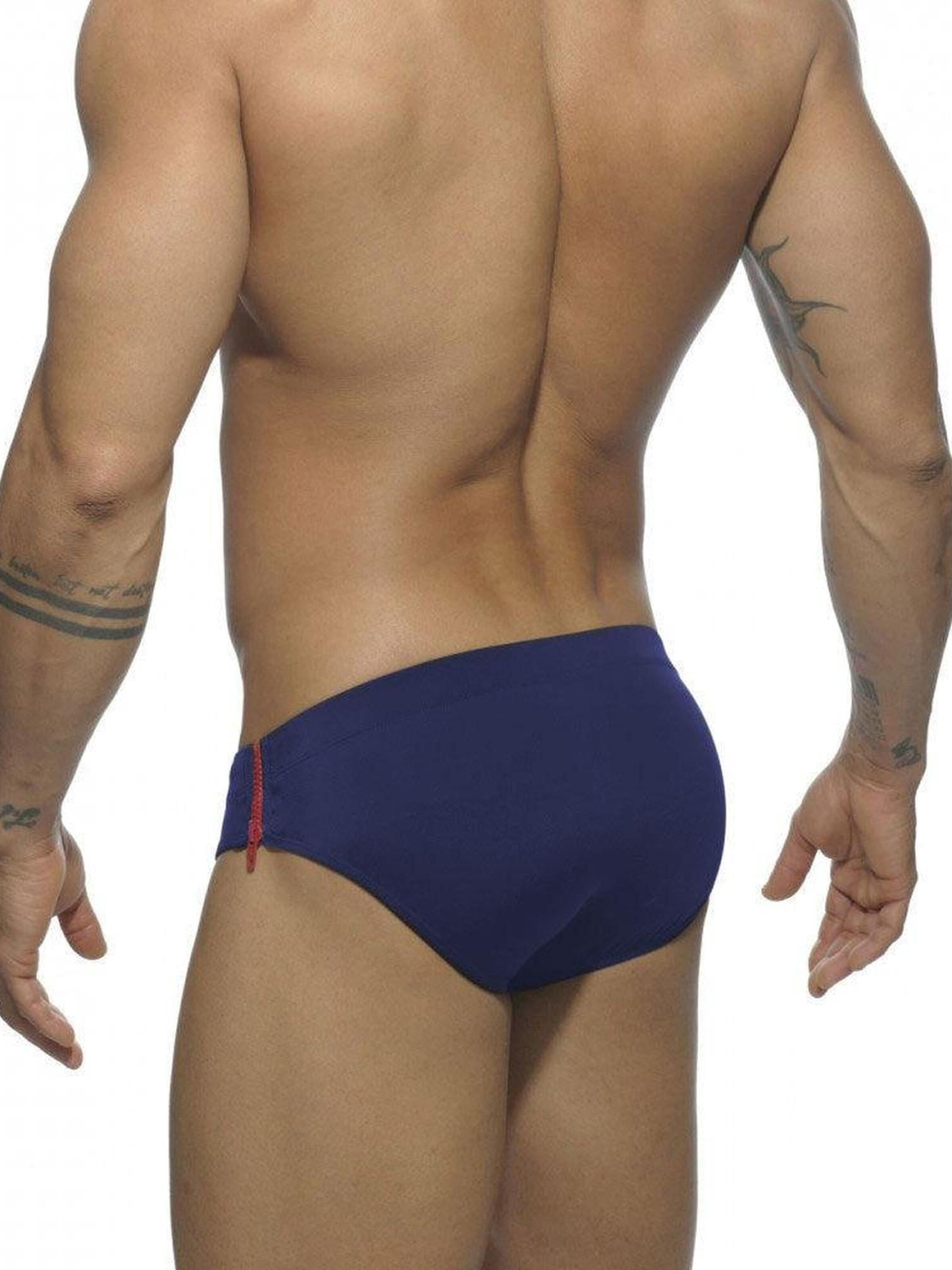 BIMONI Athletic Swim Trunks 'Badeslip mit Verschluss' in Blue