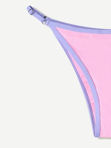 Bershka Bikini bottom in Pink