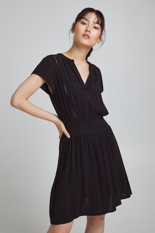 ICHI Dress in Black: front