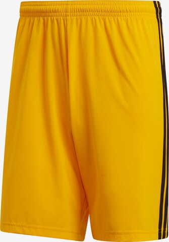 ADIDAS PERFORMANCE Workout Pants 'Condivo 18' in Yellow: front