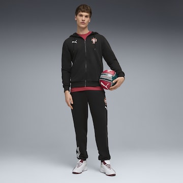 PUMA Tapered Sportbroek 'ftblCulture' in Zwart