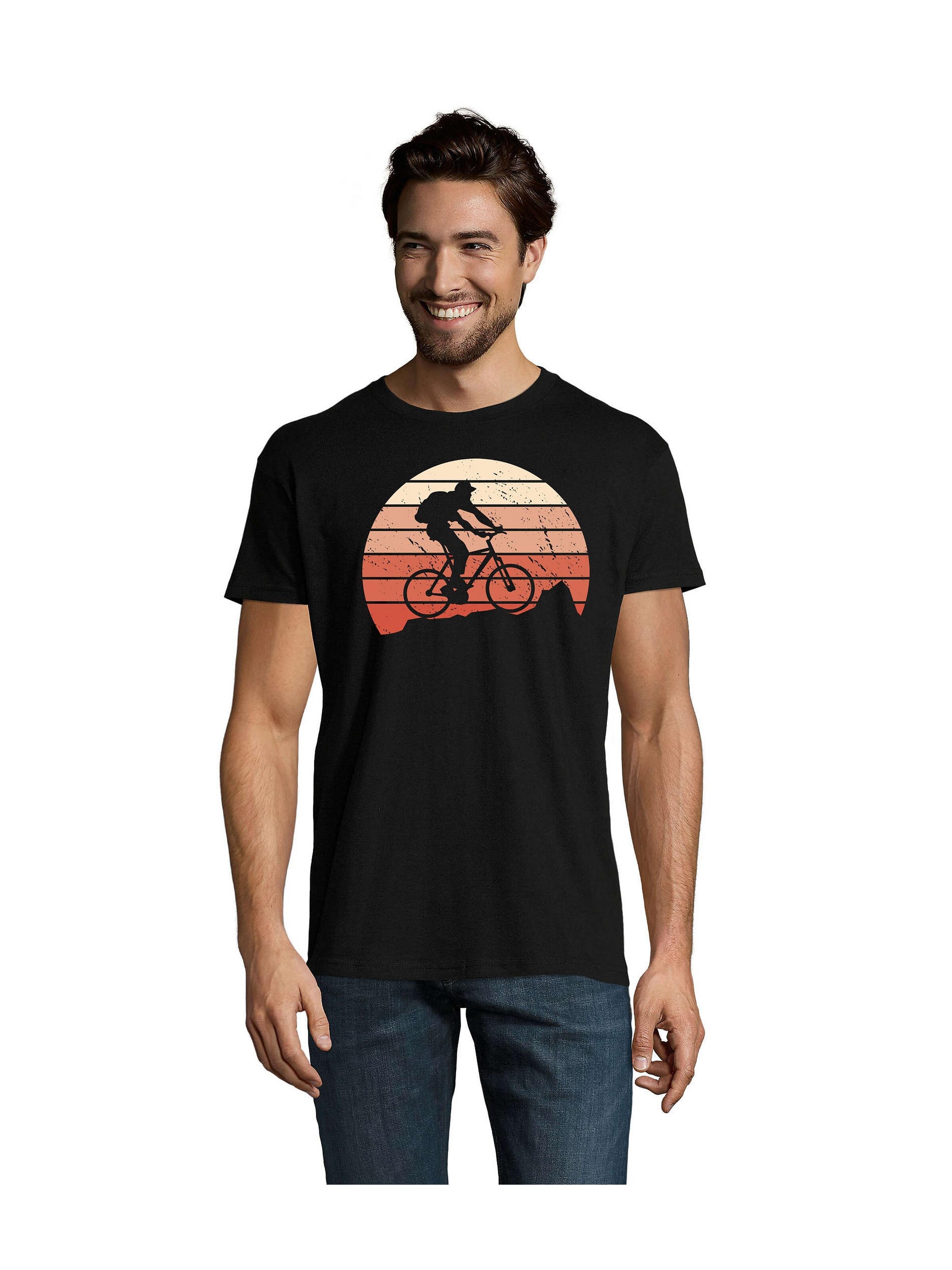 Blondie & Brownie Shirt 'Mountain Bike Vintage' in S in Black, Item view