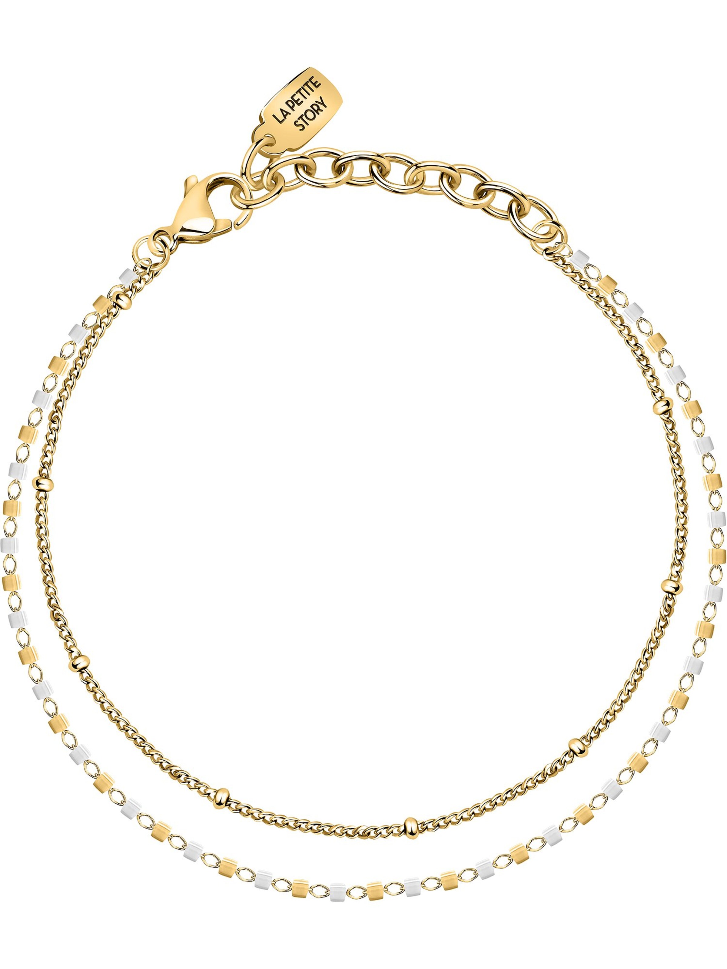 La Petite Story Armband in Gelb: Vorderseite