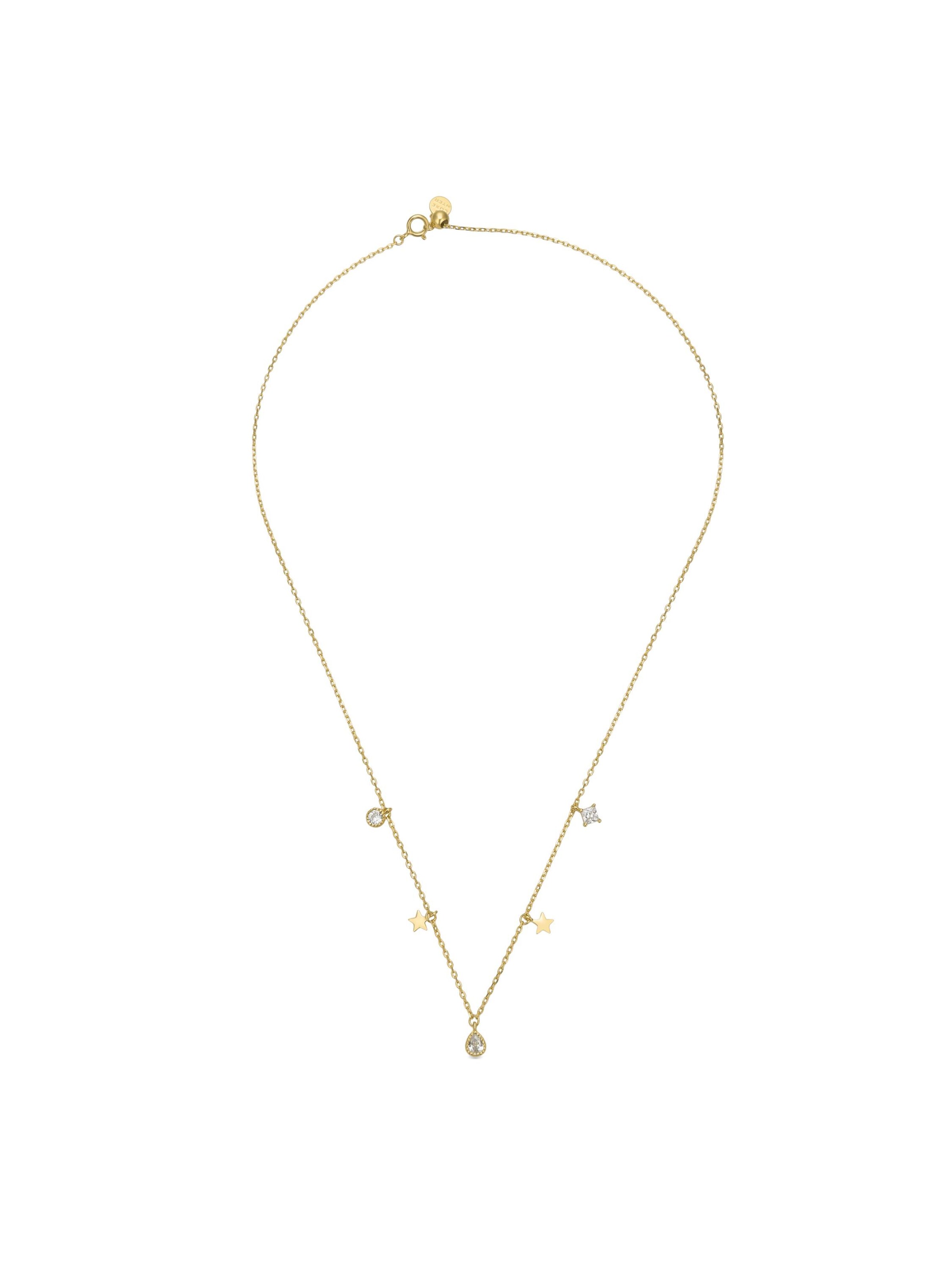Luxenter Necklace 'Estrella' in Gold: front