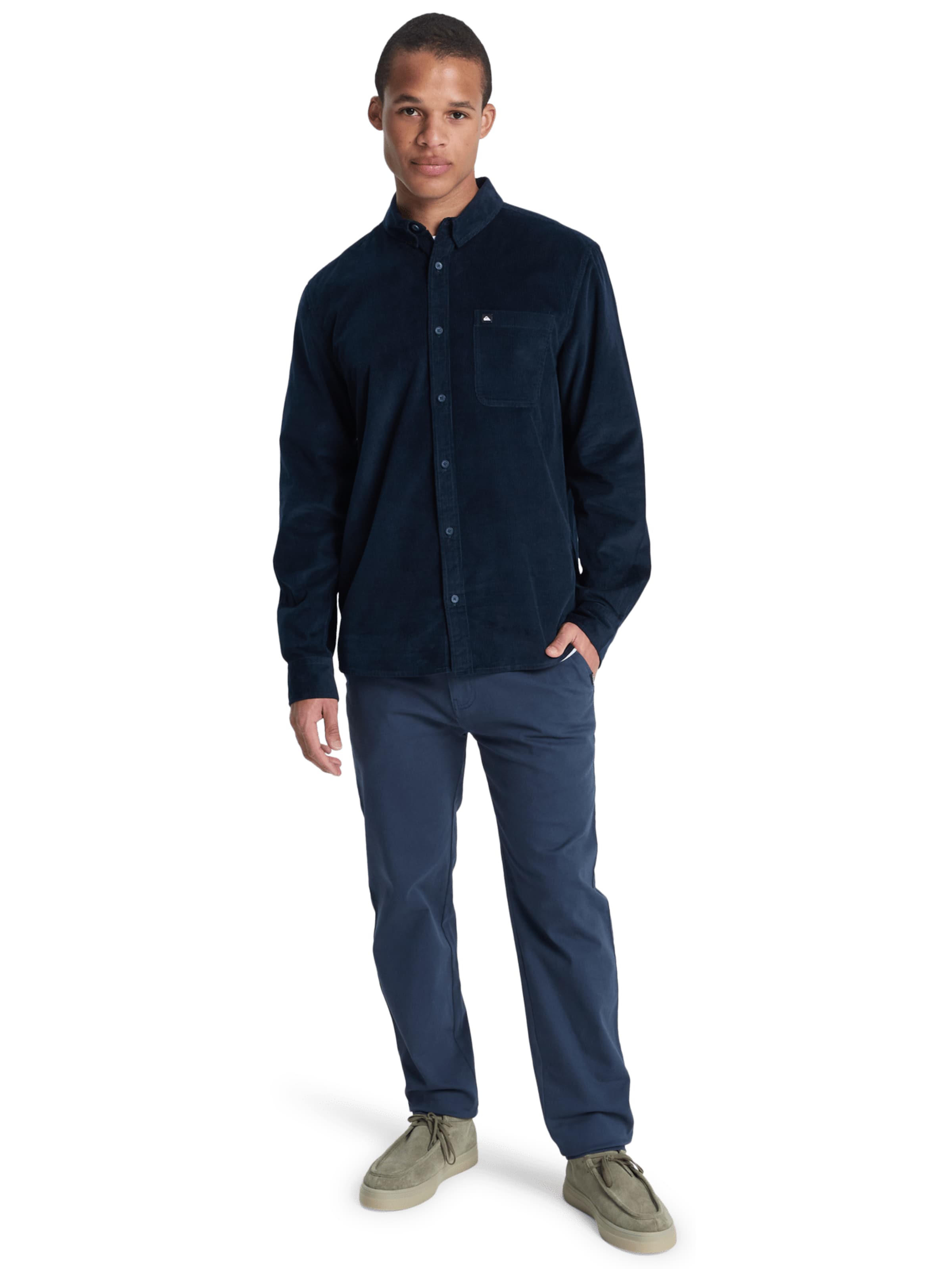 QUIKSILVER Regular fit Button Up Shirt in Blue