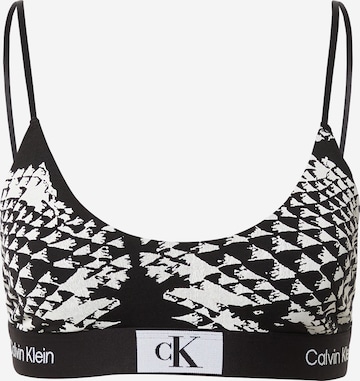 Calvin Klein Underwear Bra in Black: front