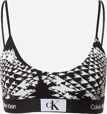 Calvin Klein Underwear Bralette Bra in Black: front