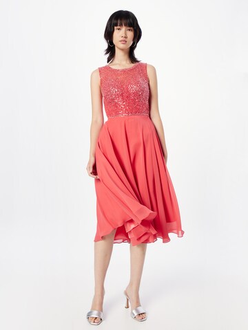 Robe de cocktail SWING en rouge