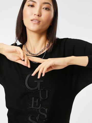 GUESS Sweatshirt 'AMELIE' in Schwarz