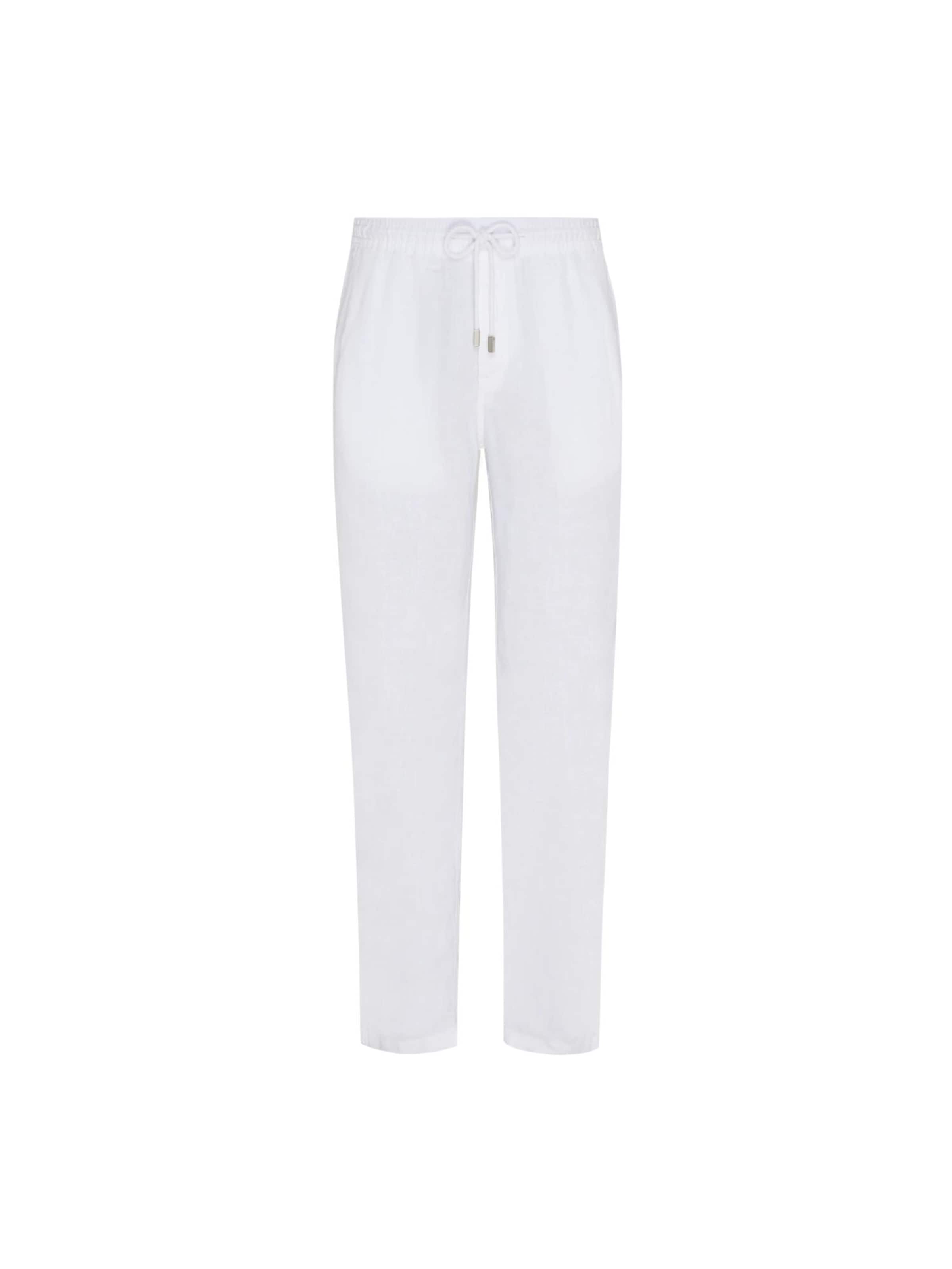 Vilebrequin - regular Pantalón en blanco: frente