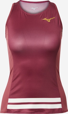 MIZUNO Sports top in Red: front