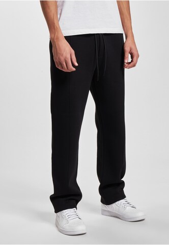 Loosefit Pantalon DEF en noir : devant