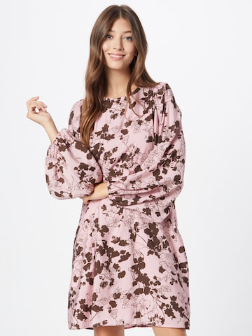 ICHI Dress in Pink: front