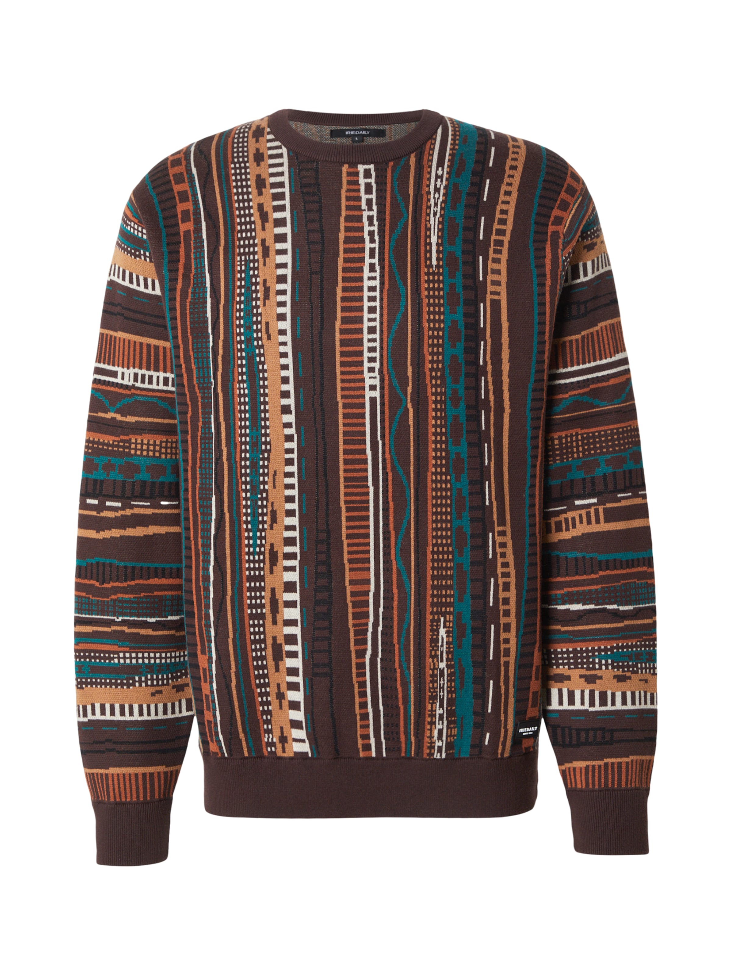 Pull-over 'Theodore' Iriedaily en marron : devant