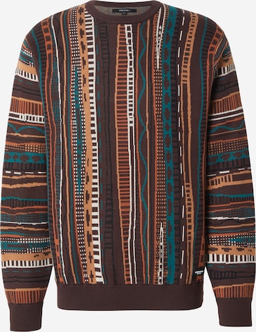 Pull-over 'Theodore' Iriedaily en marron : devant