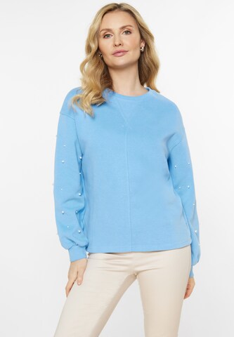 Usha Sweatshirt 'Fashion Look' in Blue: front
