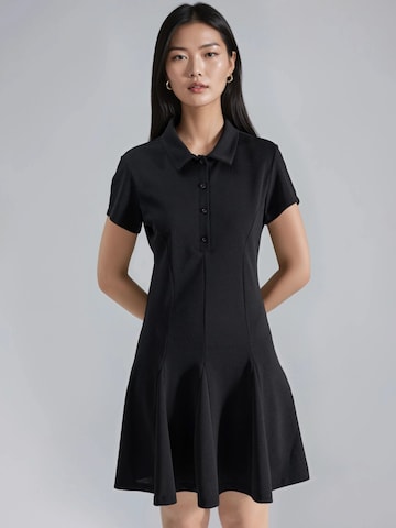 Busem Blousejurk in Zwart: voorkant