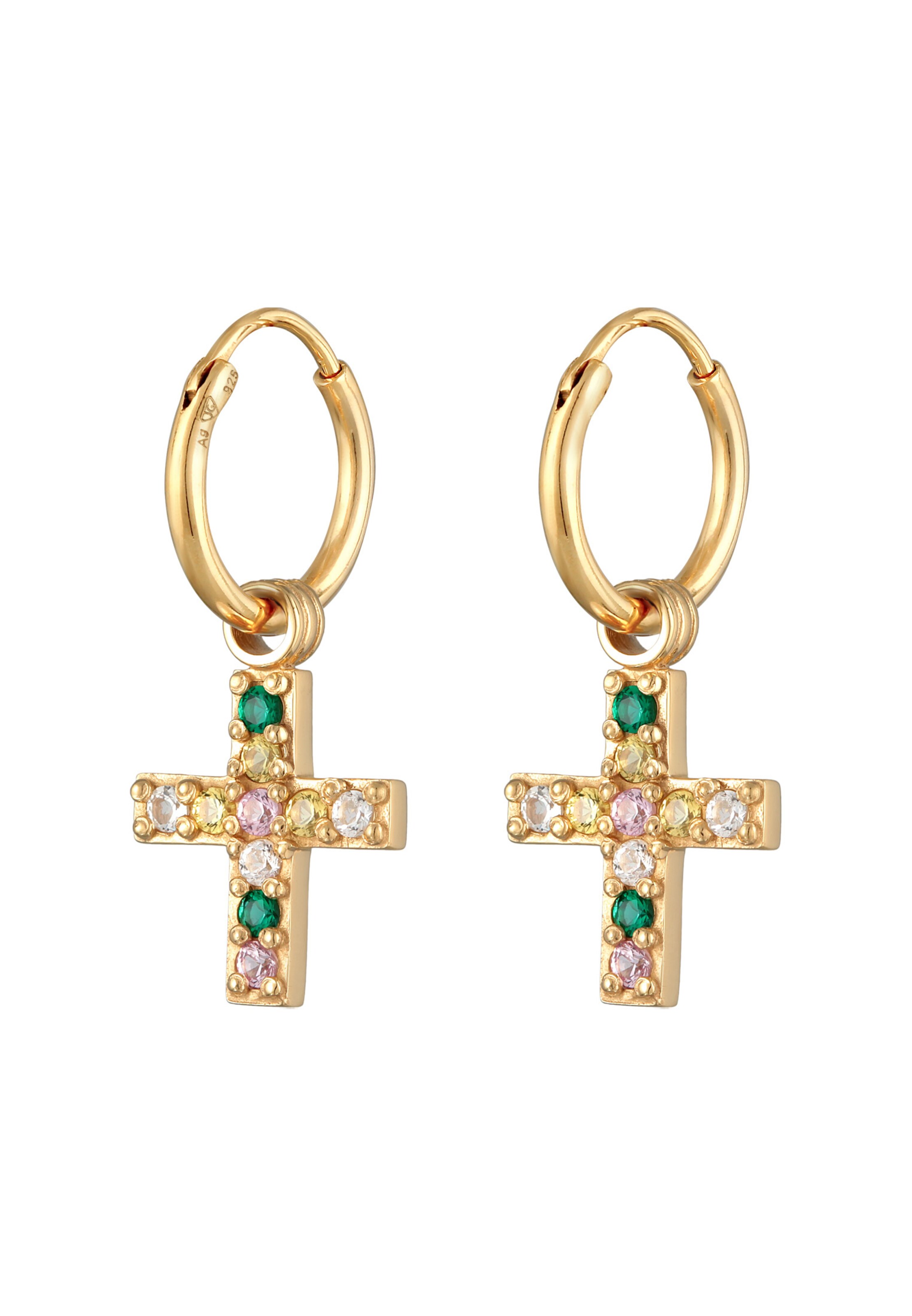 Boucles d'oreilles Haze&Glory en or : devant