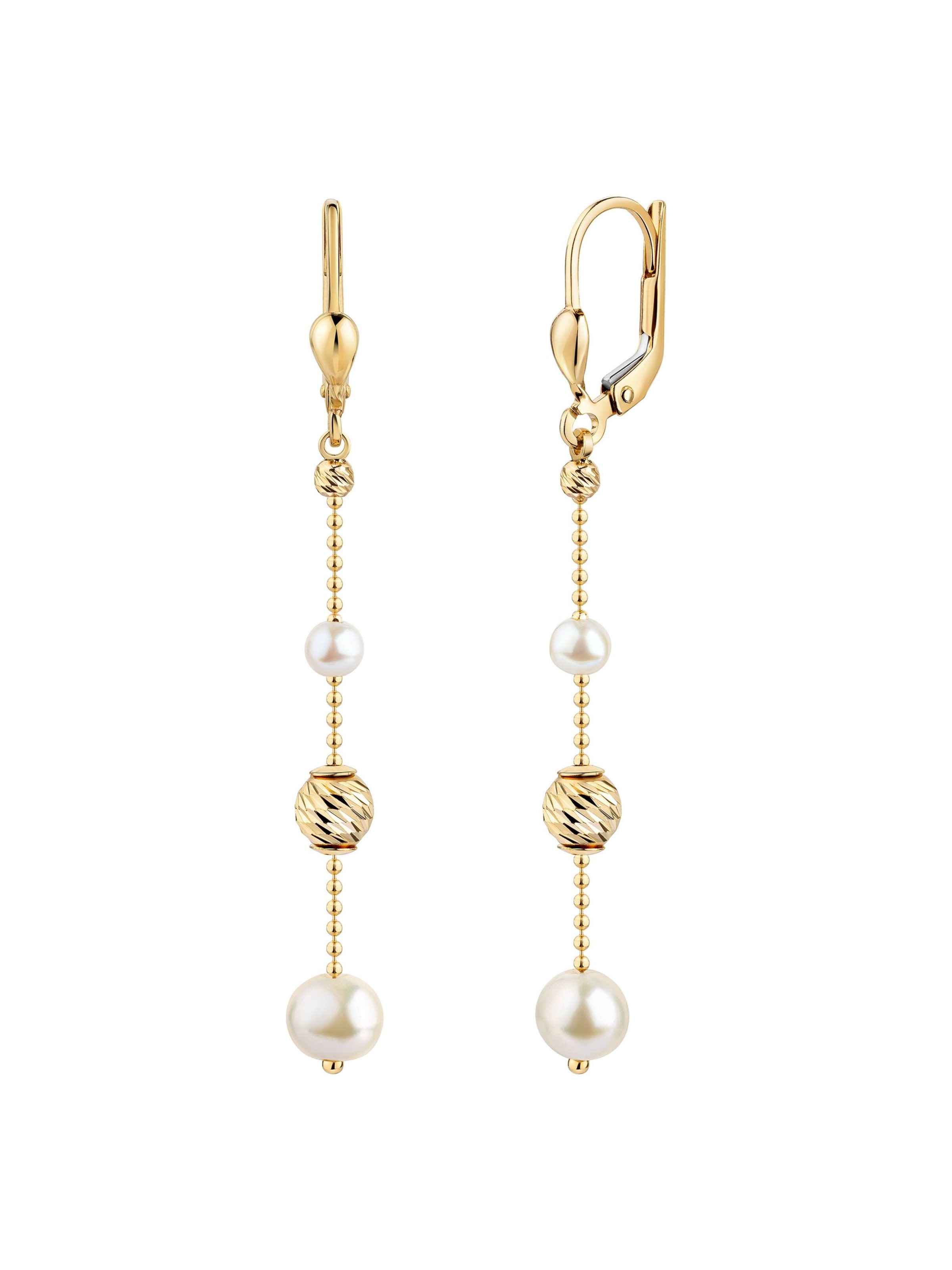 Fascination by Ellen K. Earrings in Gold: front