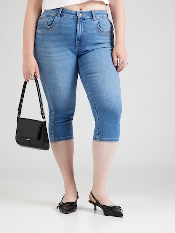ONLY Carmakoma Slimfit Τζιν 'CARWILLY' σε μπλε: μπροστά