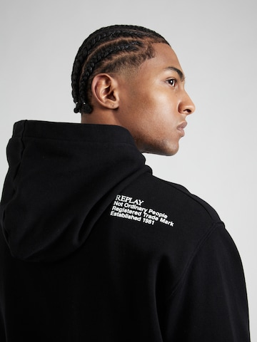 REPLAY Sweatshirt in Black