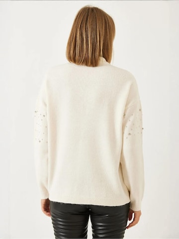 Pull-over 'Pullover' Bianco Lucci en beige