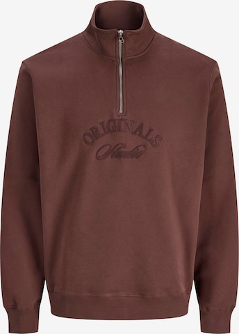 Jack & Jones Junior - Sudadera en marrón: frente
