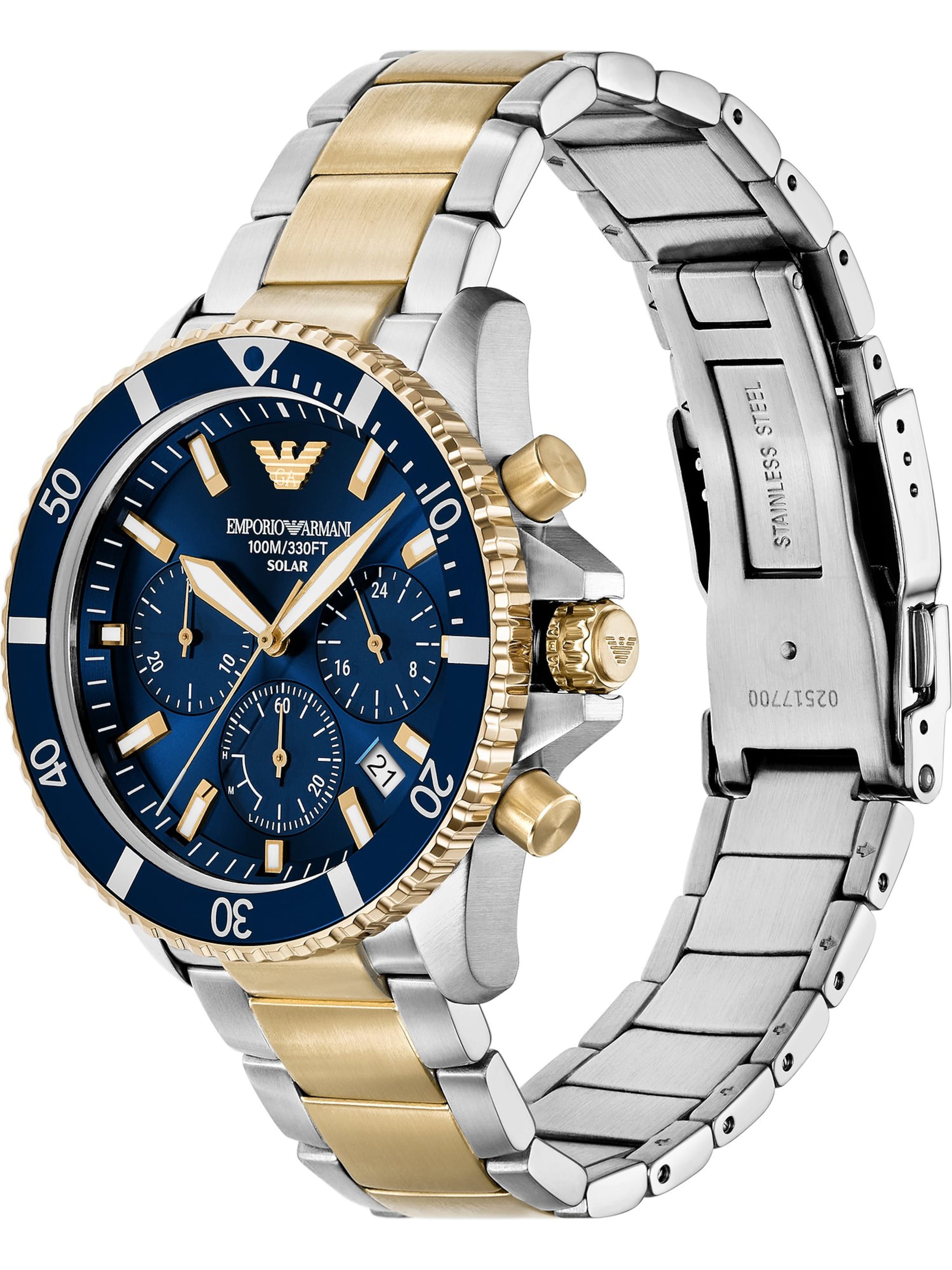Emporio Armani Analoguhr in Gold