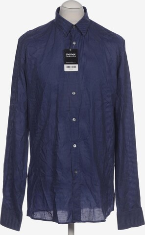 HUGO Button Up Shirt in XL in Blue: front