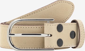 RETTUNGSRING by showroom 019° Belt 'Alaska' in Beige: front