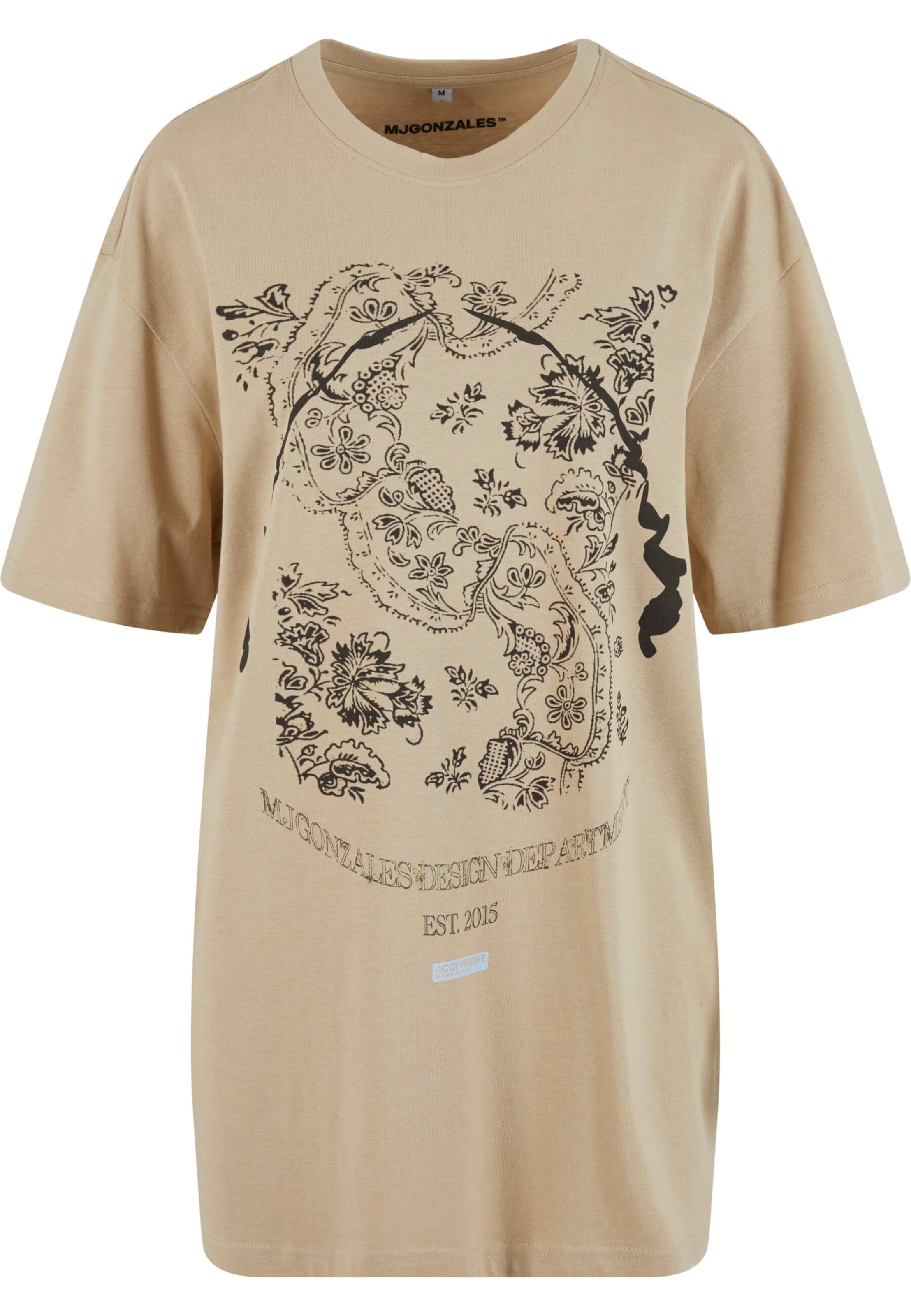 MJ Gonzales Shirt 'Paisley' in Beige: front
