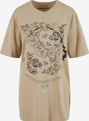 MJ Gonzales Футболка 'Paisley' в Бежевый: спереди