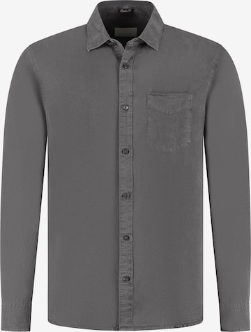 Dstrezzed Regular fit Button Up Shirt 'Lamont' in Grey: front