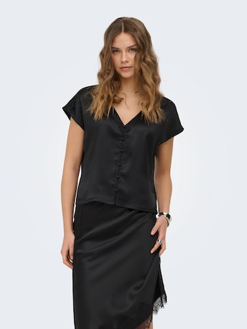 Chemisier 'ONLFARAYA' ONLY en noir : devant