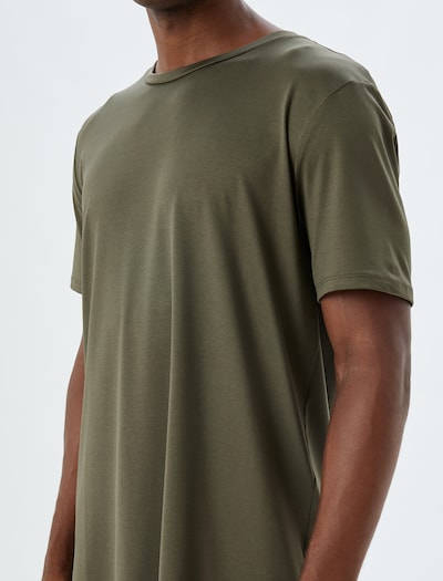 Koton T-Shirt in khaki, Produktansicht